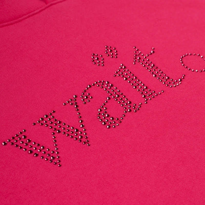 Sp5der Pink Wait Stone Hoodie