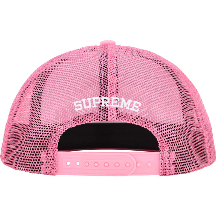 Supreme Authorized Dealer Pink Trucker Hat Back