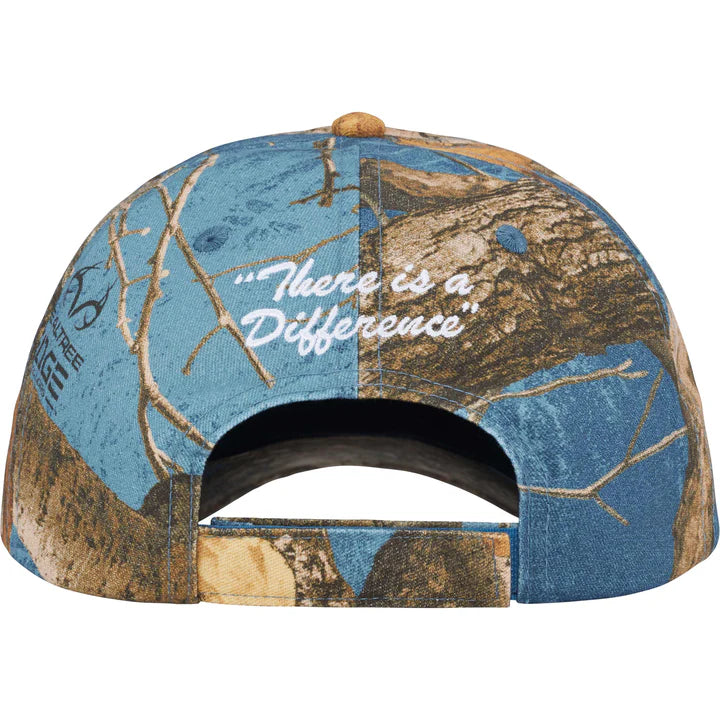 Supreme Slate Blue Camo Difference 6-Panel back