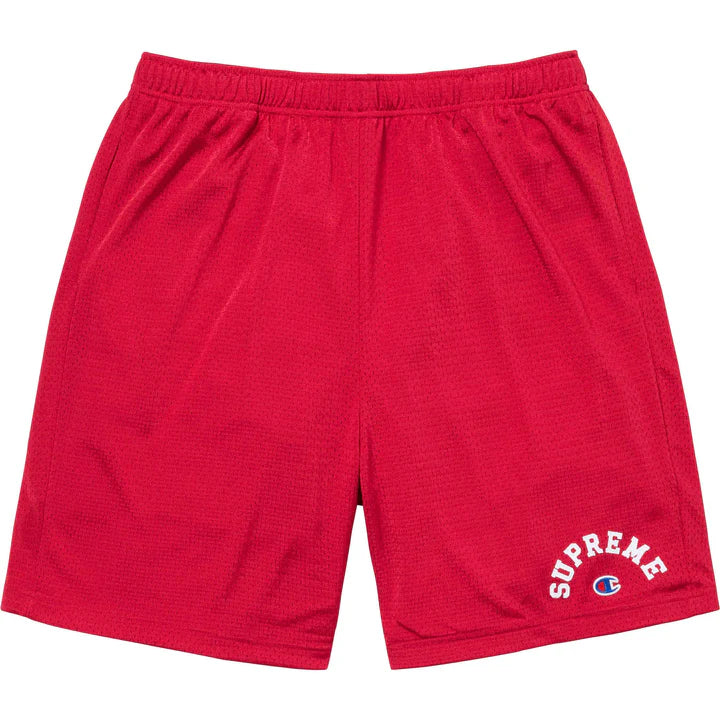 Supreme Champion Red Mesh Shorts