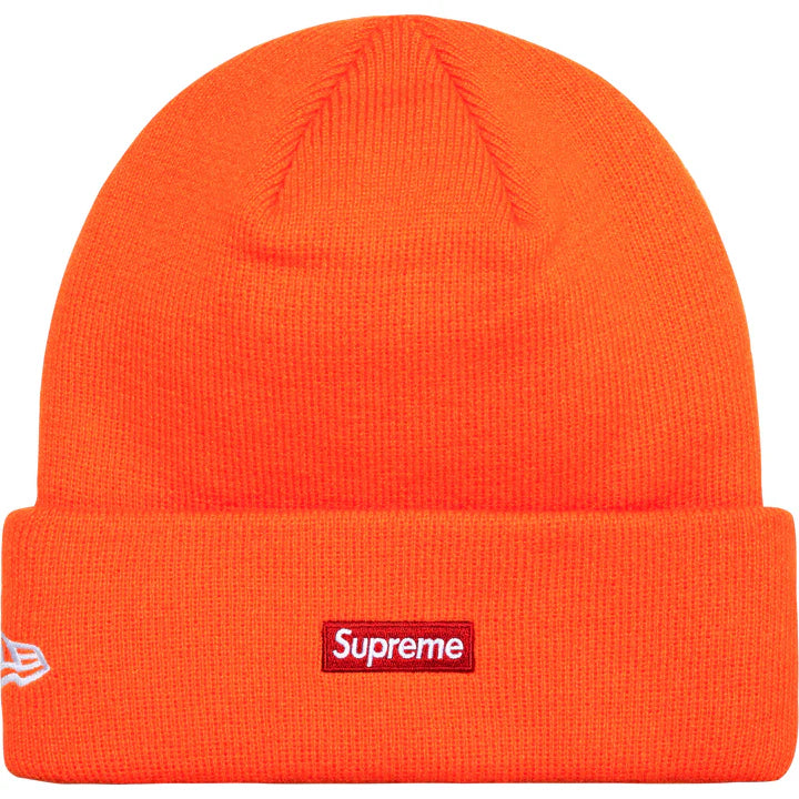 Supreme New Era Orange S Logo Beanie Back