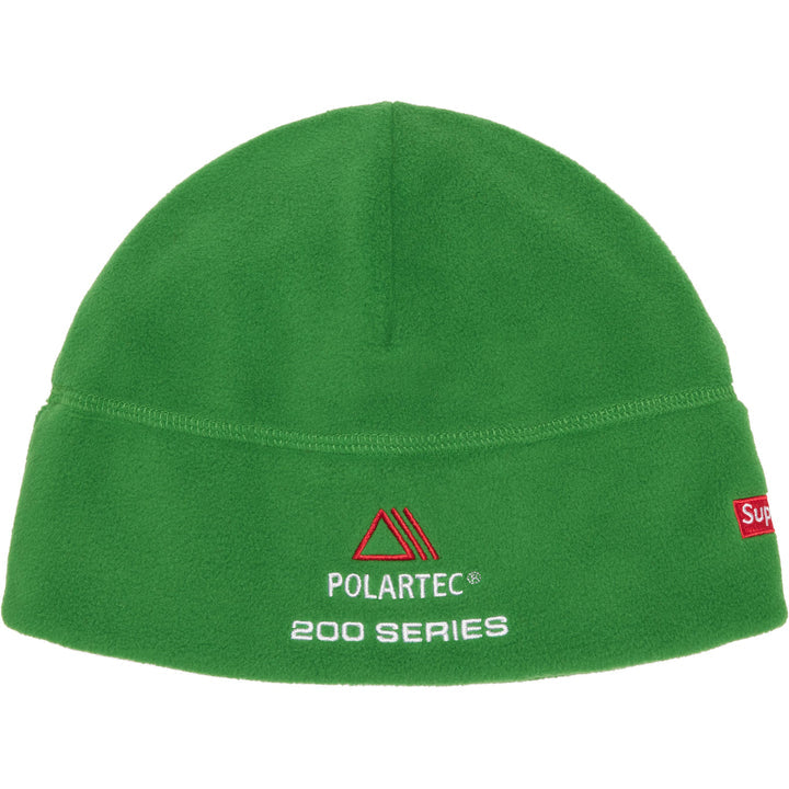 Supreme Green Polartec Sport Beanie Back