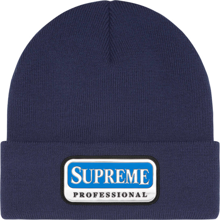 Supreme Navy Professional Beanie Front