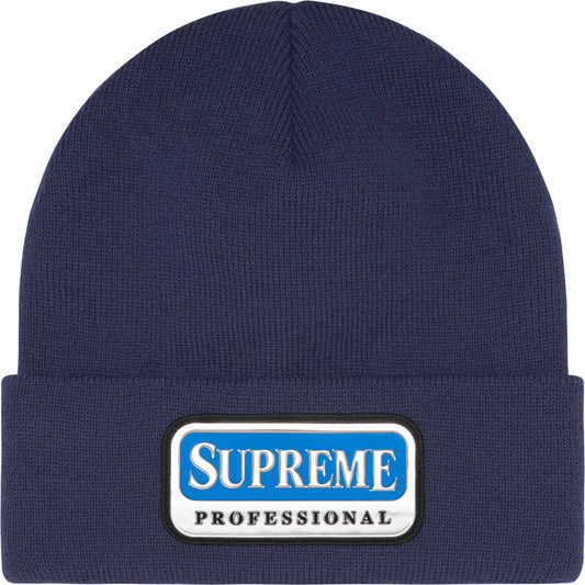 Supreme Navy Professional Beanie Front