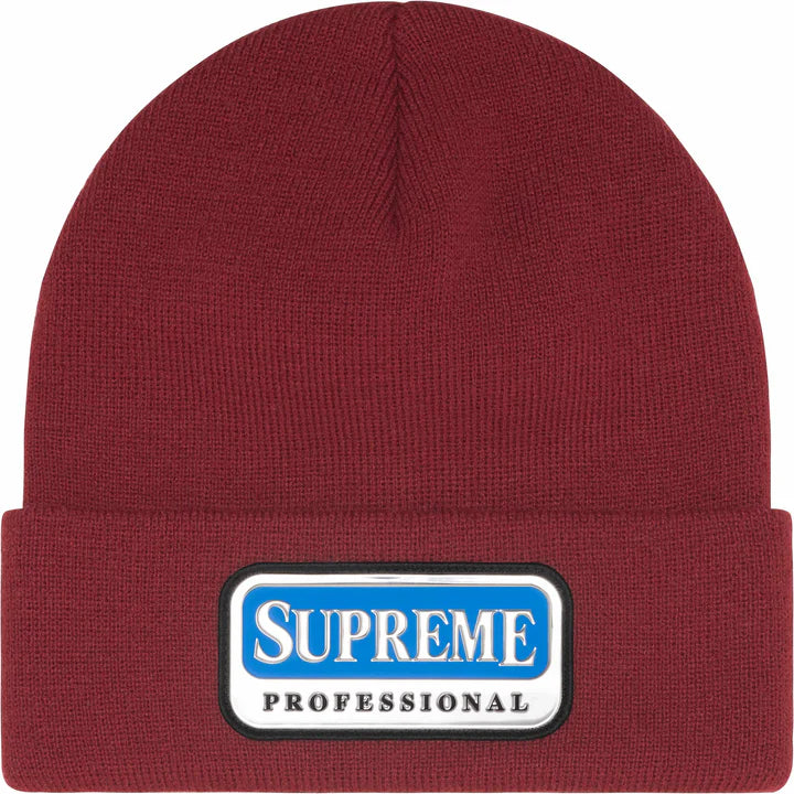 Supreme Cardinal Professional Beanie Front