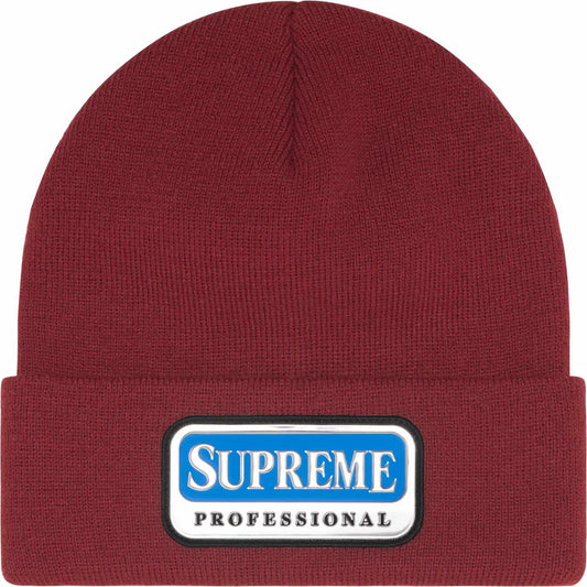 Supreme Cardinal Professional Beanie Front