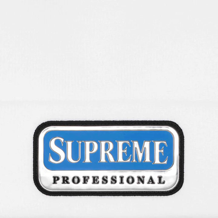 Supreme White Professional Beanie Close