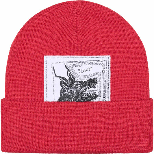 Supreme The North Face Red Beanie Front