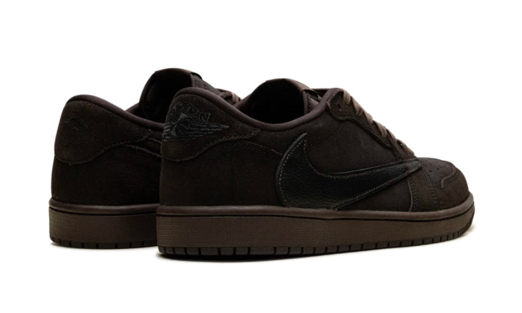 Travis Scott Jordan 1 Low OG Velvet Brown Back