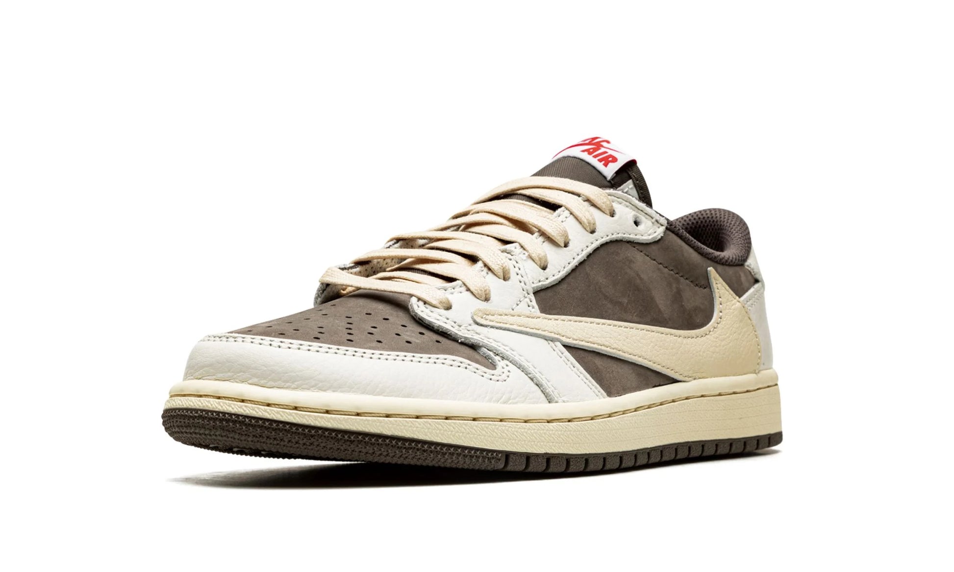 Travis Scott Jordan 1 Low Reverse Mocha Front Left