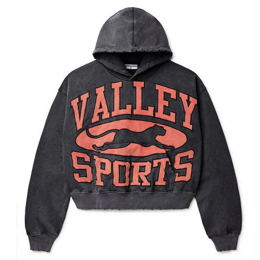 Vale Black Black Crest Hoodie Front
