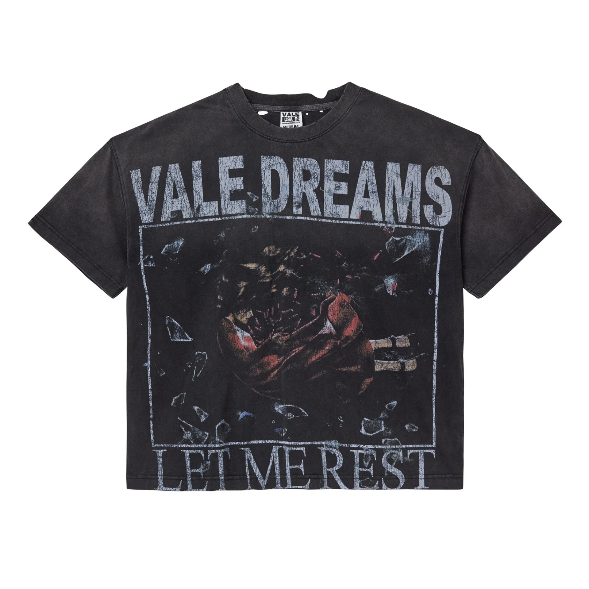 Vale Black Red Dress T-Shirt front