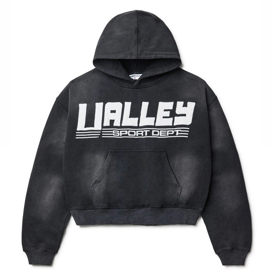 Vale Black Sport Hoodie Front