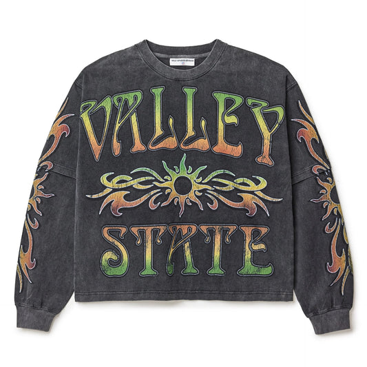 Vale Black Tribal Long Sleeve Front