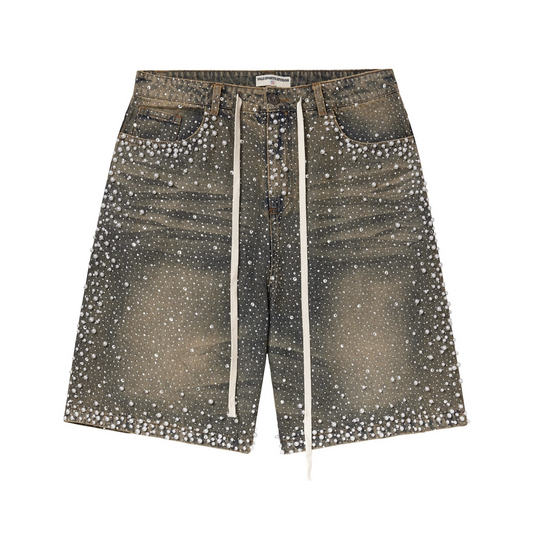 Vale Blue Rainstorm Jorts front