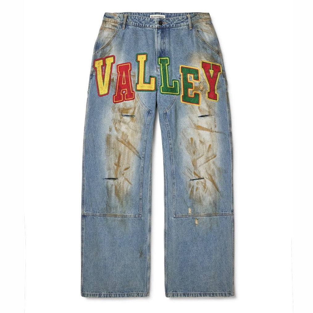 Vale Collage Painter Denim Pants Front