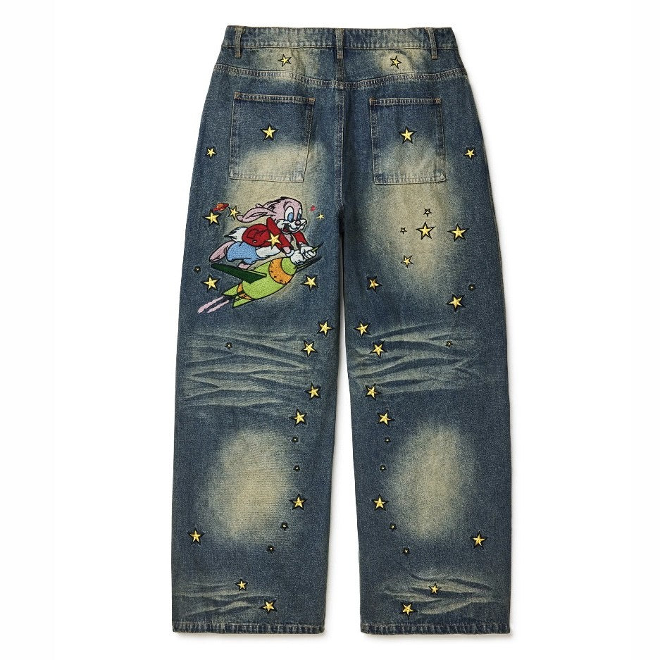 Vale Cosmo Denim Pants Back