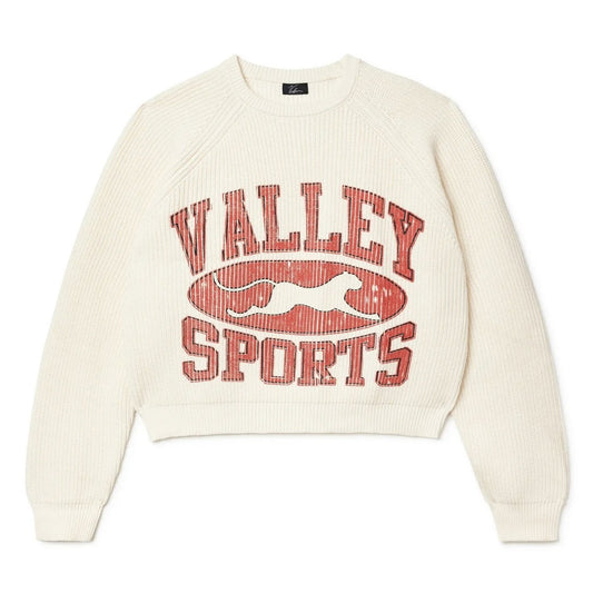Vale Cream Fisherman Knit Sweater front