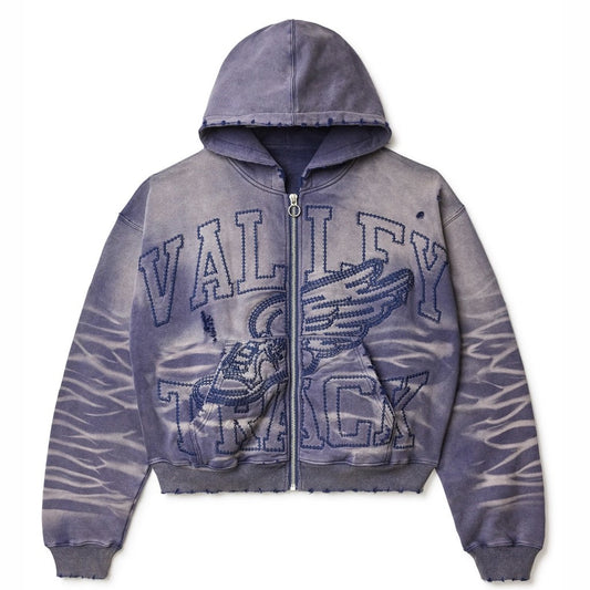 Vale Typhoon Garden Zip Hoodie Front