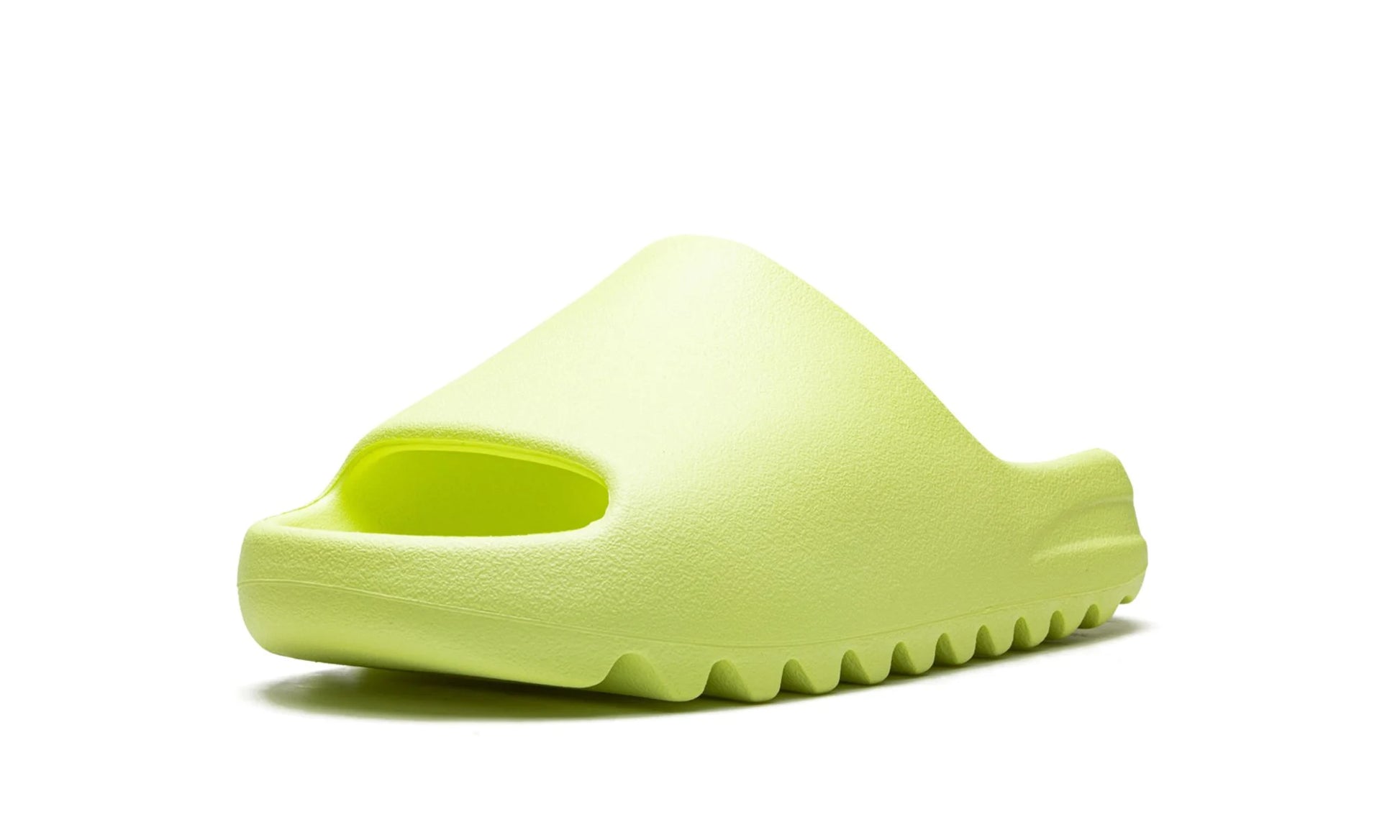 Yeezy Slide Glow Green Front left