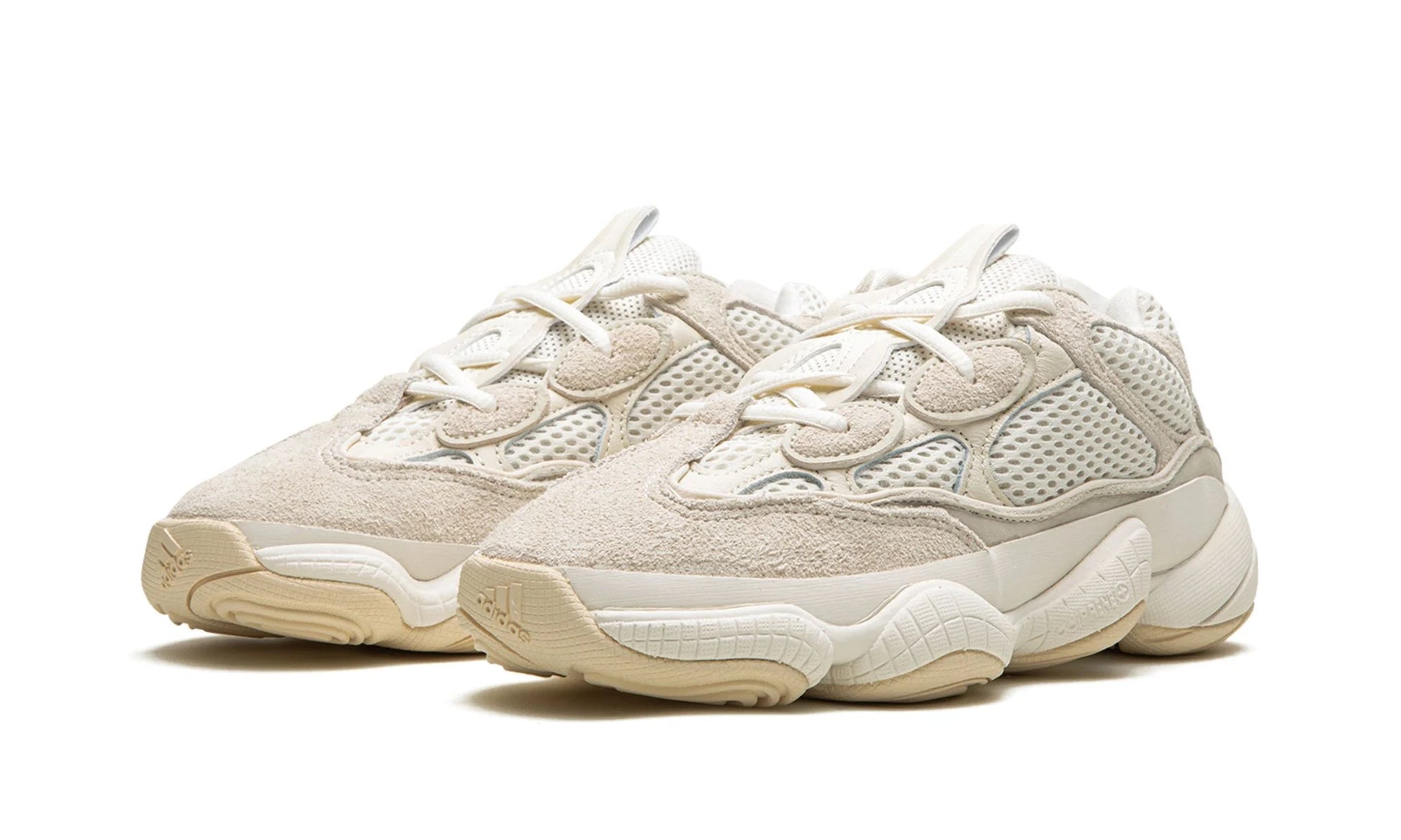 Adidas Yeezy 500 Bone White Front View