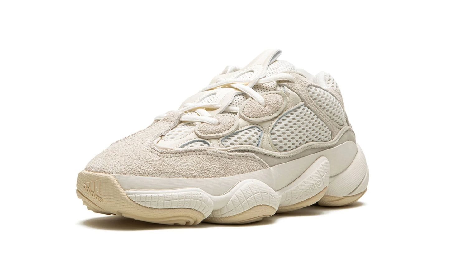 Adidas Yeezy 500 Bone White Single Shoe Front View