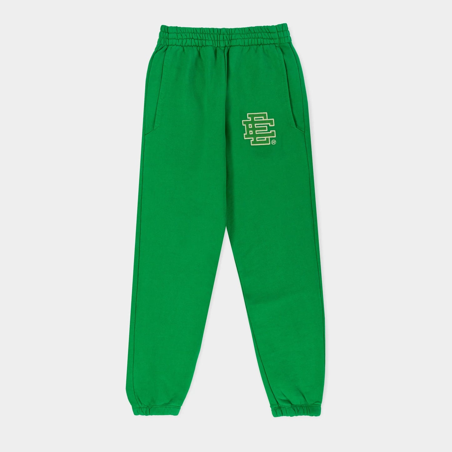 Eric Emanuel Kelly Green Embroidery Sweatpants Front VIew
