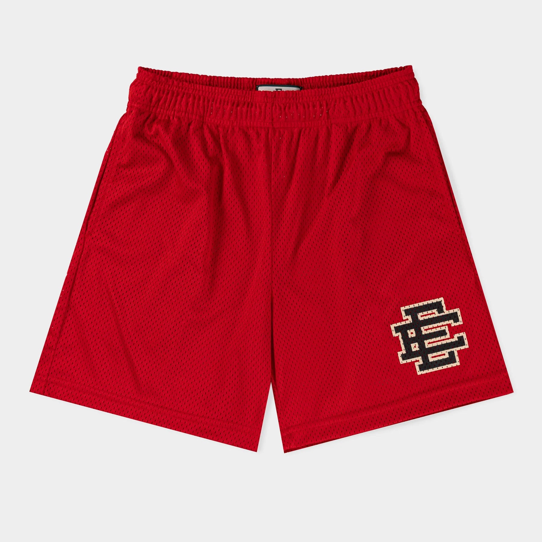 Eric Emanuel Black Red Shorts Front