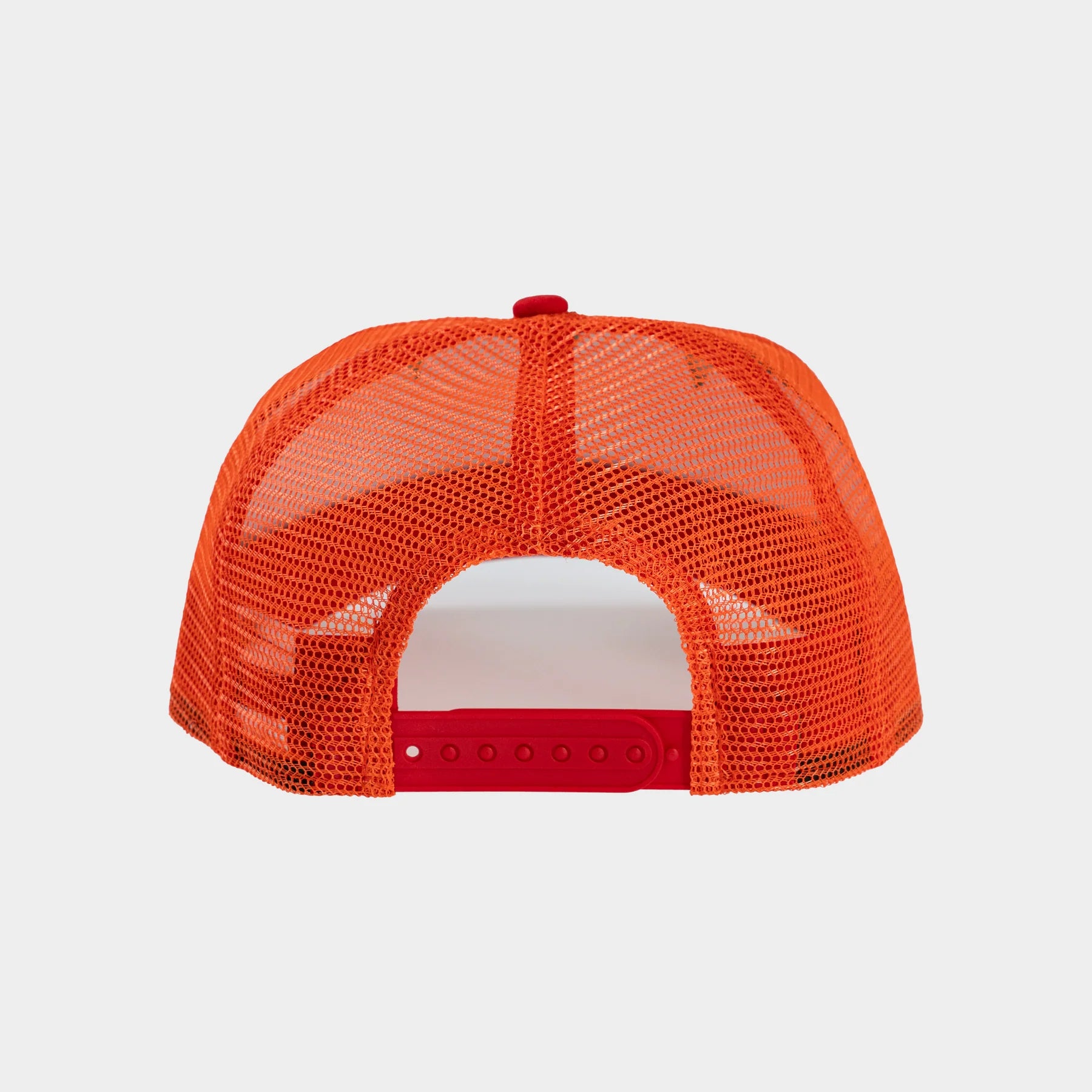 Eric Emanuel Red Camo Trucker Hat Back