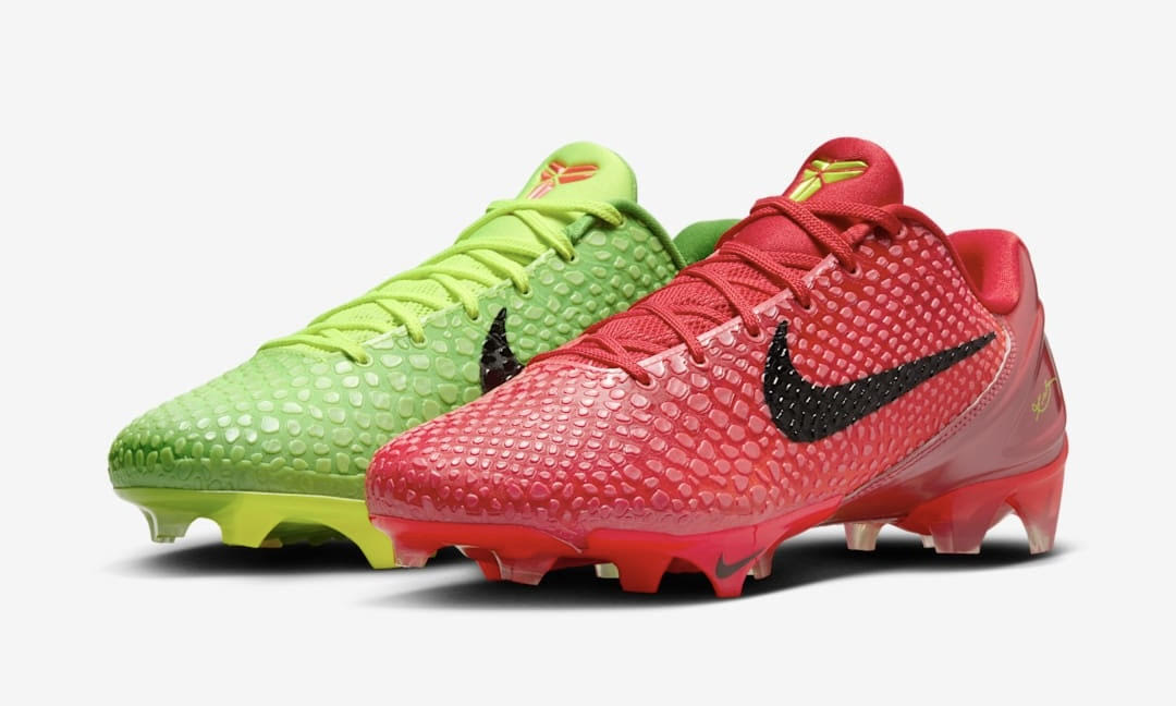 Nike Vapor Edge Kobe 6 Mismatch Grinch Cleats