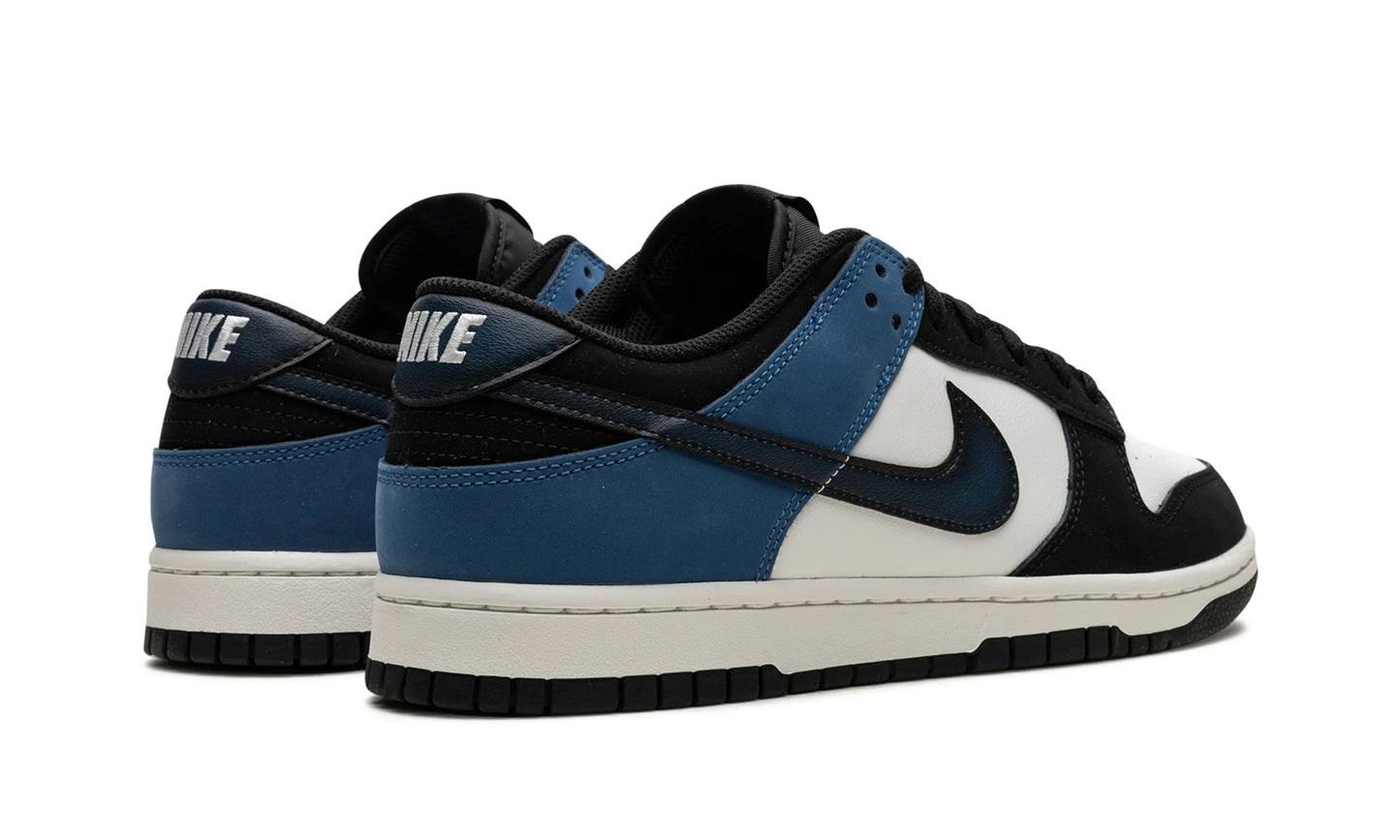 Nike Dunk Low Airbrush Industrial Blue Back View