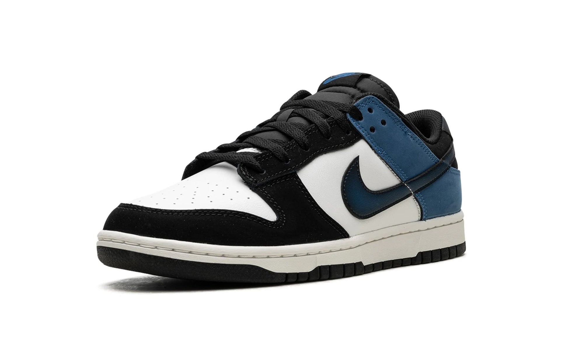 Nike Dunk Low Airbrush Industrial Blue Single Shoe Front View