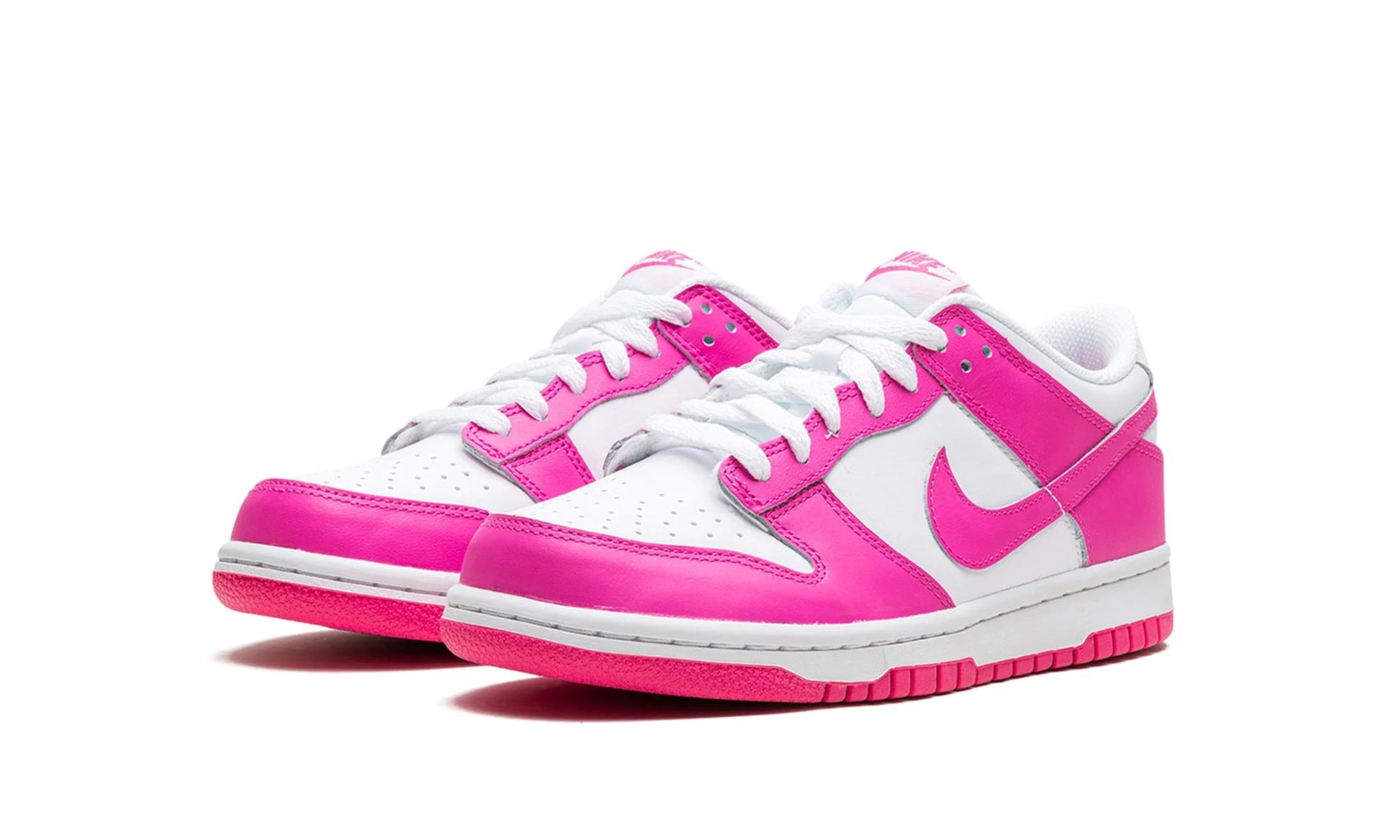 Nike Dunk Low Laser Fuchsia GS Front View