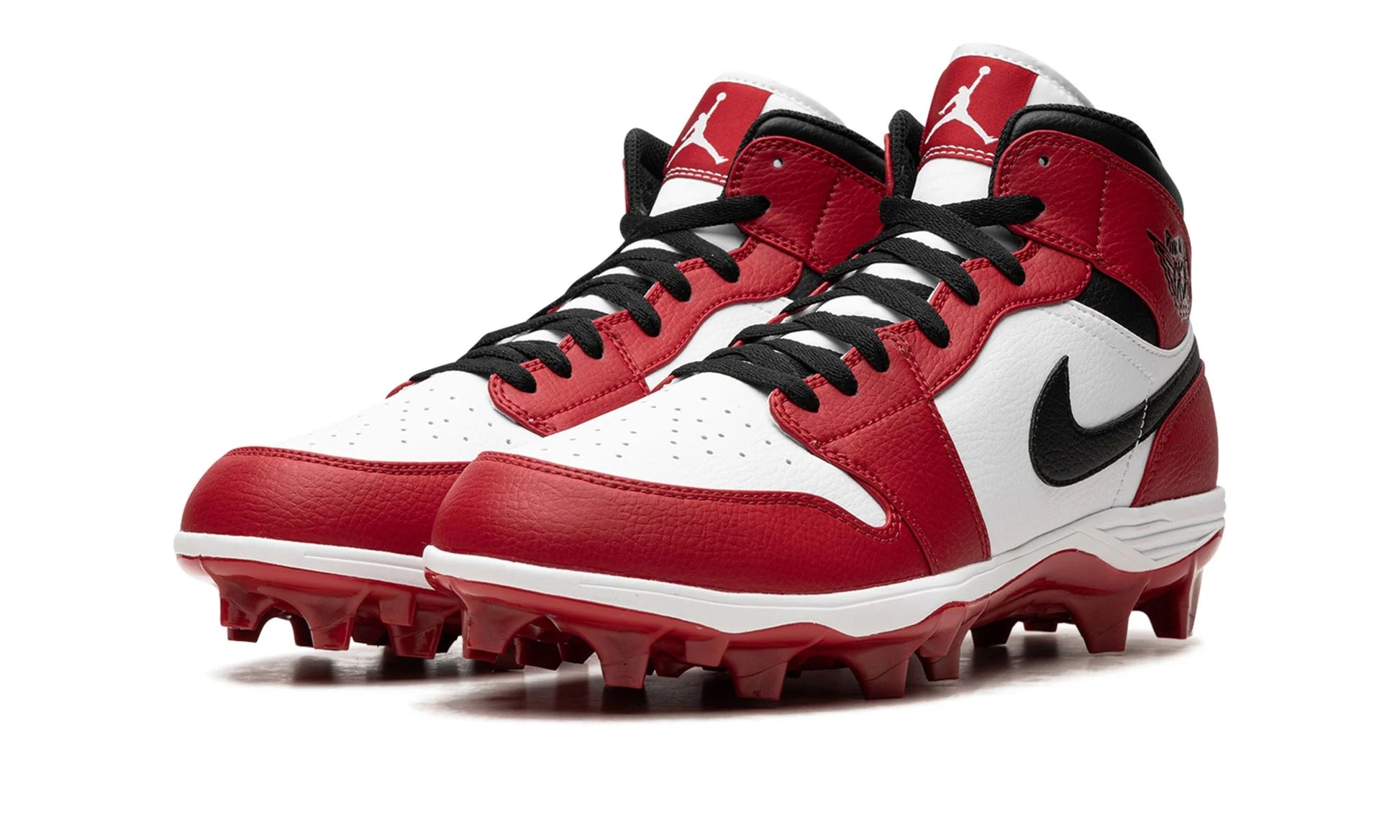 Jordan 1 Mid TD Chicago Football Cleats Front View