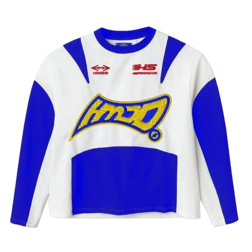 HMDD White Blue Moteaux Jersey
