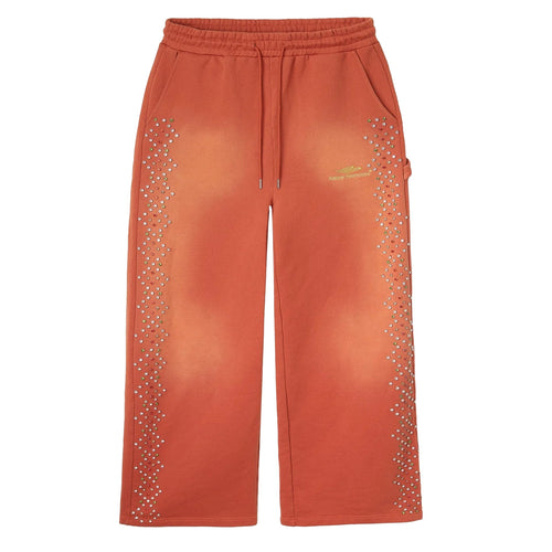 HMDD Orange Crystal Sweatpants