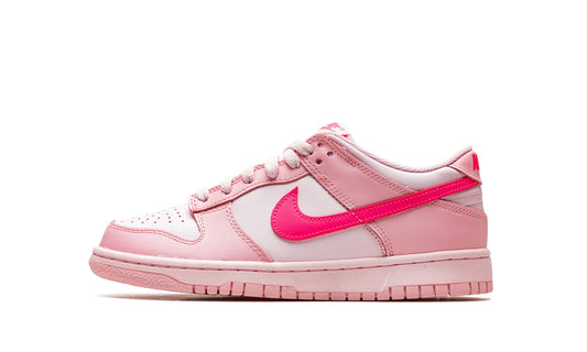 Nike Dunk Low Triple Pink GS Side View