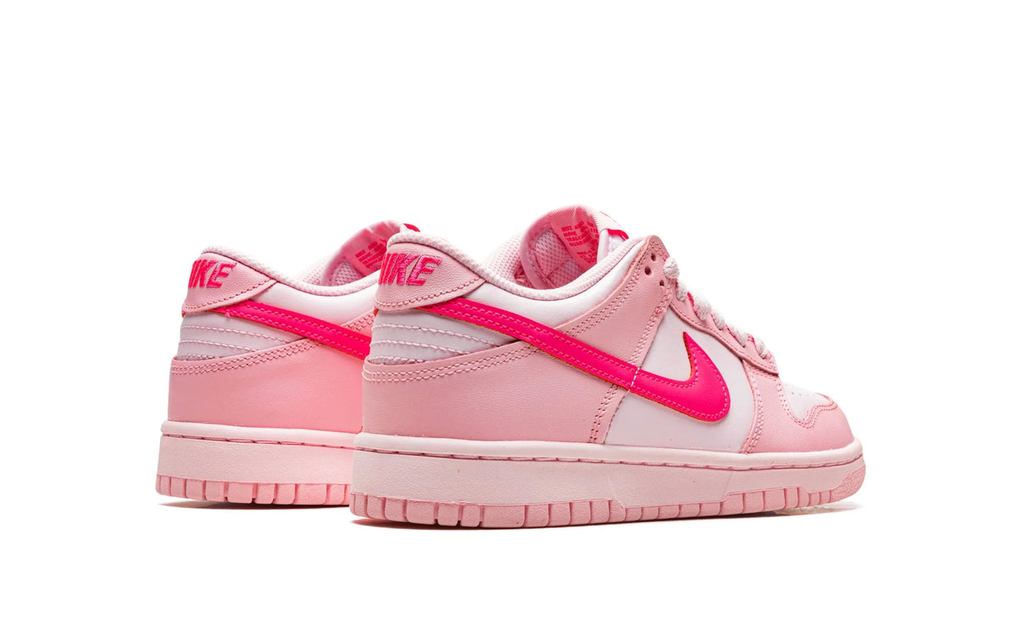 Nike Dunk Low Triple Pink GS Back View