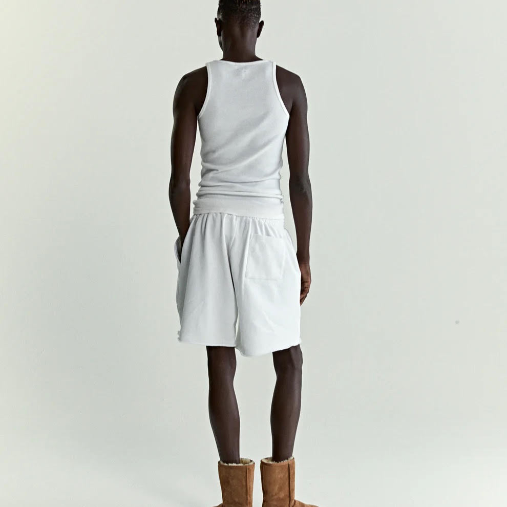 Sp5der White Orange OG Web V2 Shorts