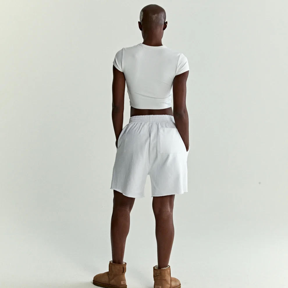 Sp5der White Orange OG Web V2 Shorts