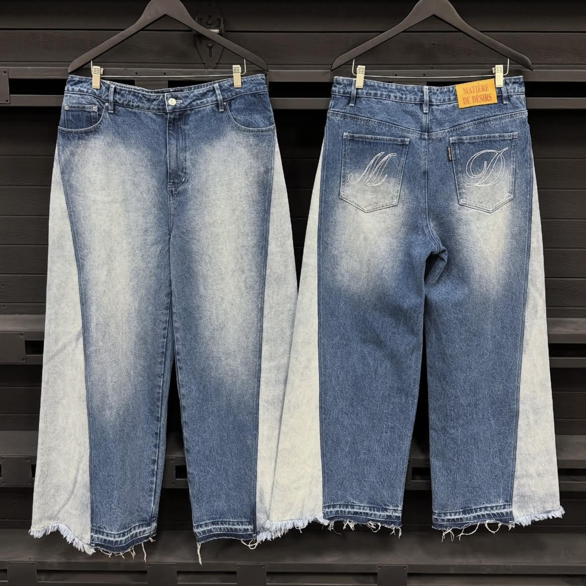 Matiere De Desirs Hip Flare Blue Denim