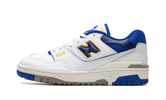 New Balance 550 Lakers Pack Infinity Blue Side View