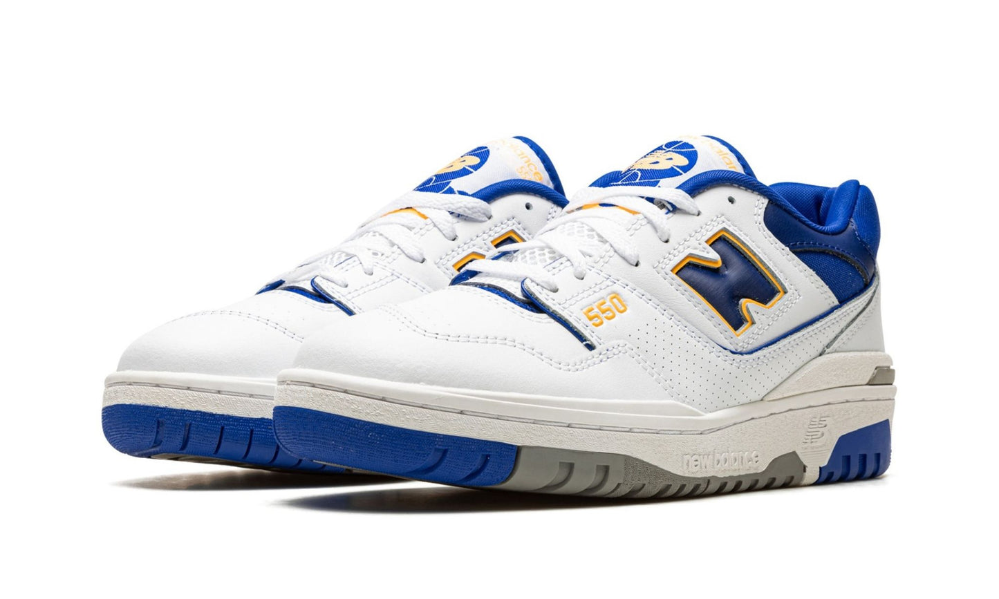 New Balance 550 Lakers Pack Infinity Blue Front View
