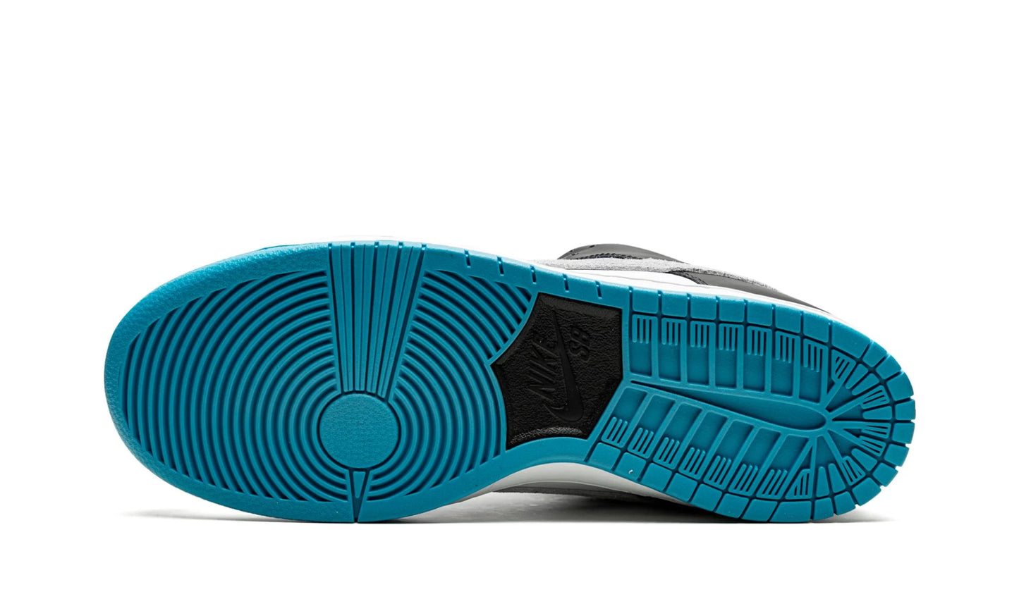 Nike SB Dunk Low Laser Blue Bottom Outsole View